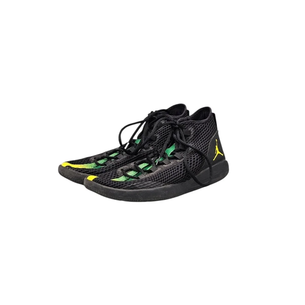 Nike Men's Size 10 EUC Rare Trophy Room x Air Jordan‎ Reveal Black Pine Sneakers
